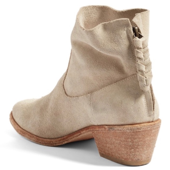 Joie Adria Suede Ankle Bootie in Latte - Picture 15 of 16